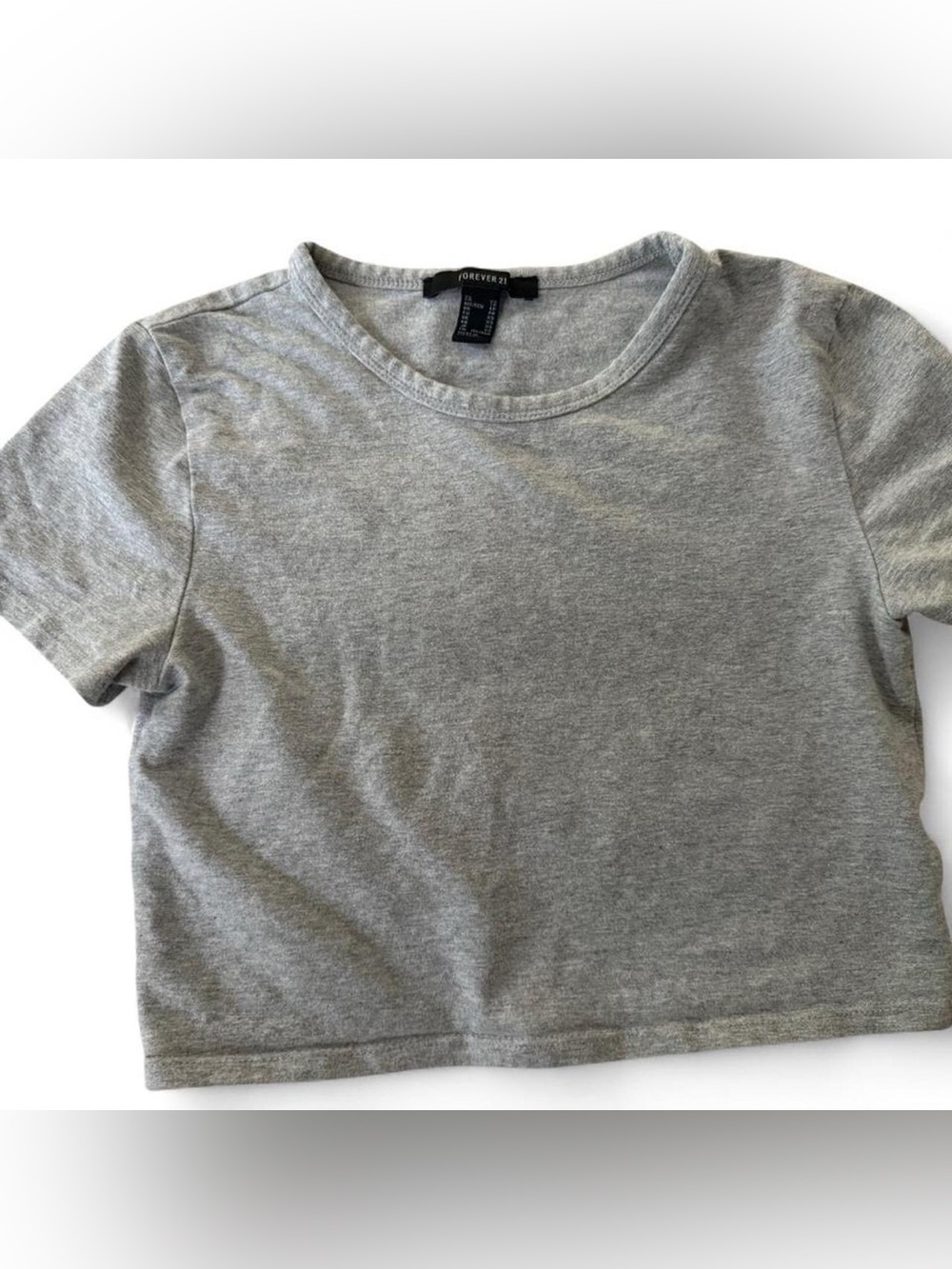 Grey Forever 21 short sleeve top. Size XS.